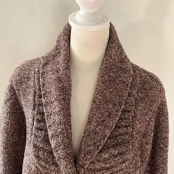 Mercer & Madison brown long sleeve open cardigan with one button Size L - Picture 3 of 8